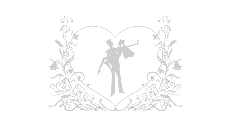 Wedding couple silver