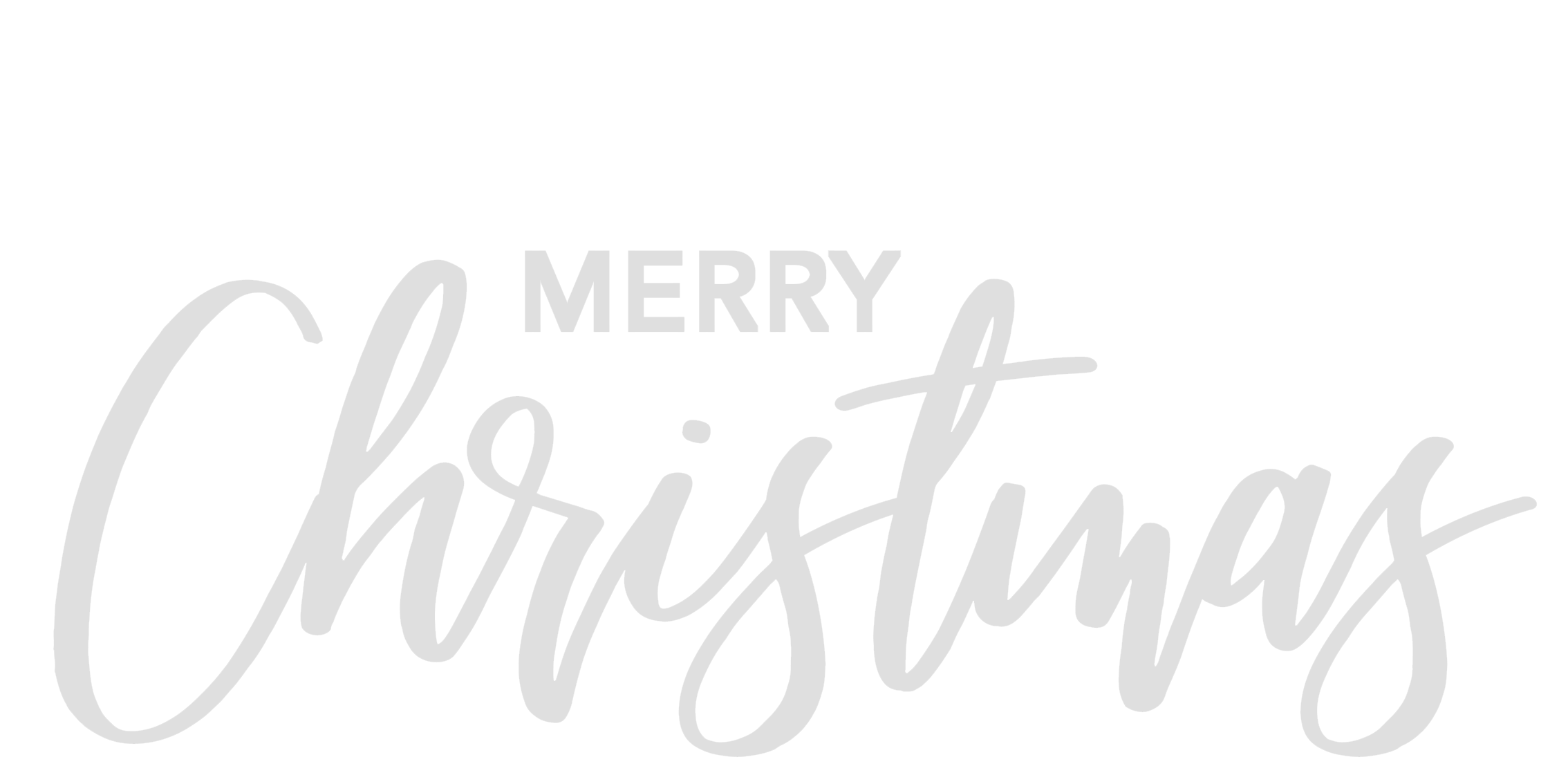 Merry Christmas Silver