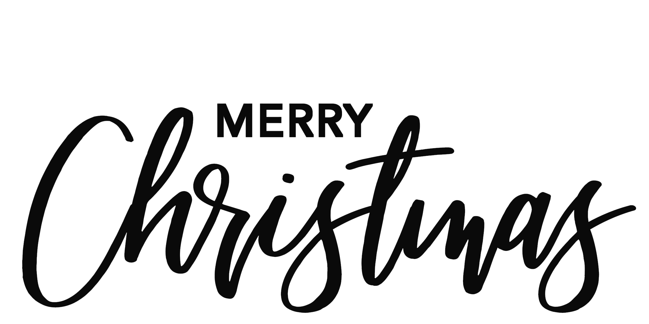 Merry Christmas Blk