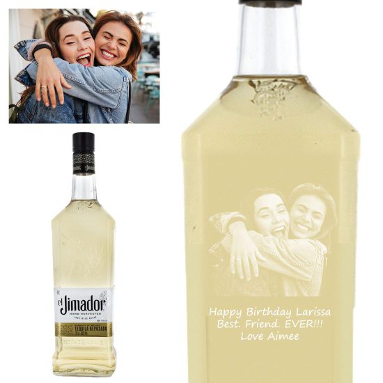 Photo Engraved El Jimador Reposado Tequila 70cl