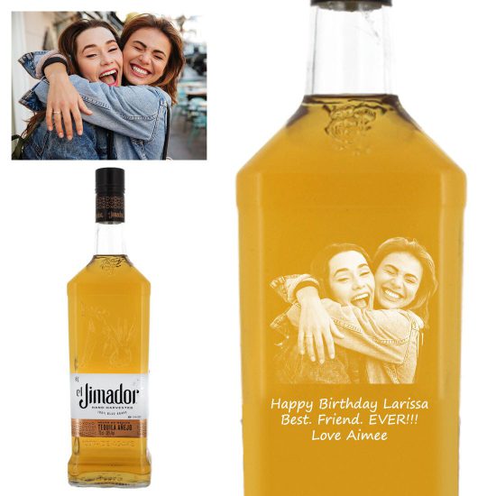 Photo Engraved El Jimador Anejo Tequila 70cl
