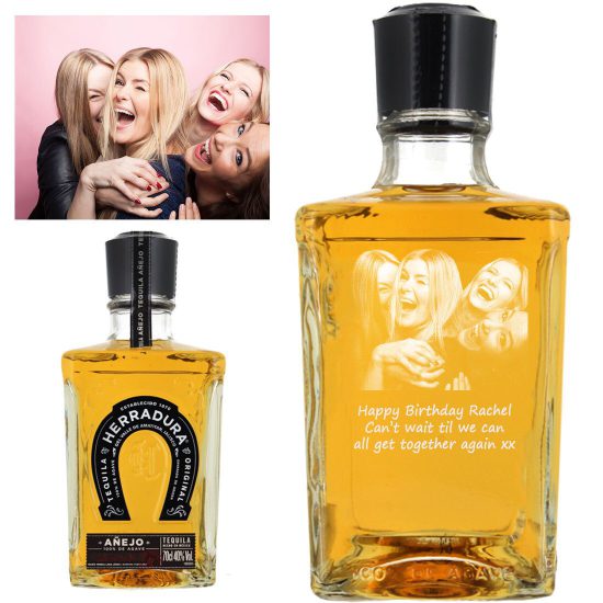 Photo Engraved Herradura Anejo Tequila 70cl