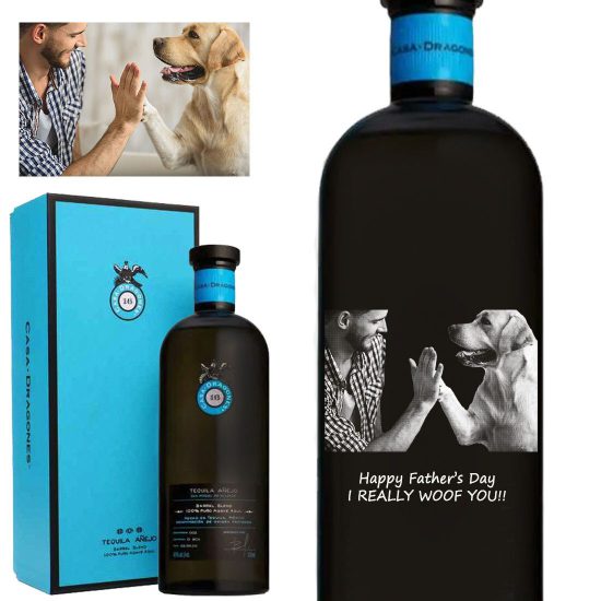 Photo Engraved Casa Dragones Anejo Tequila 70cl