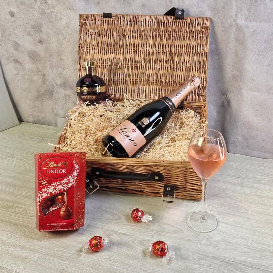 Lanson Rose Luxury Champagne Hamper
