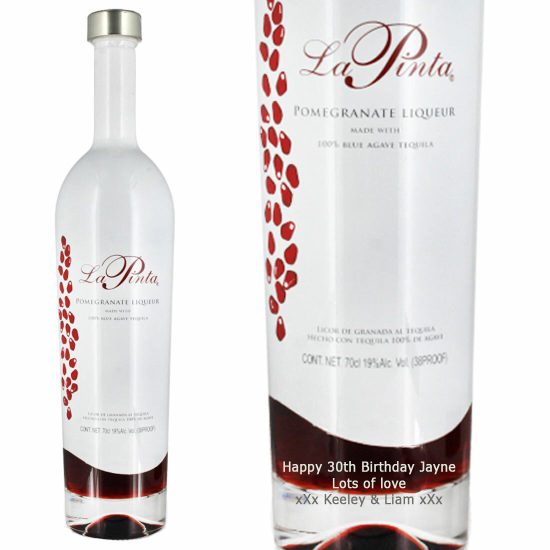 Personalised Clase Azul La Pinto Pomegranate Liqueur 70cl