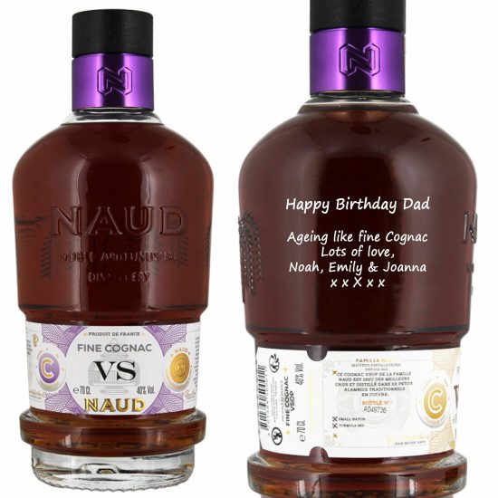 Personalised Naud VS Fine Cognac 70cl