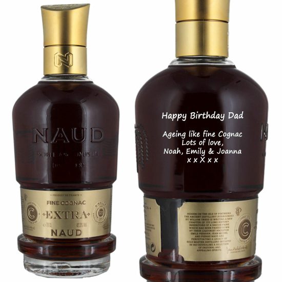 Personalised Naud EXTRA Fine Cognac 70cl