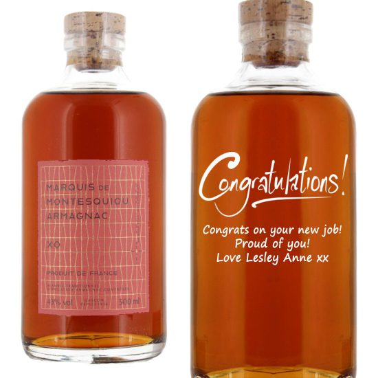 Personalised Marquis De Montesquiou Extra Old Armagnac