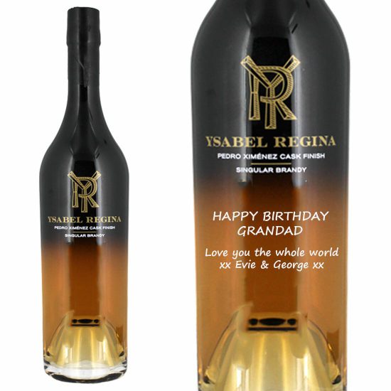 Personalised Ysabel Regina Pedro Ximenez Brandy 70cl