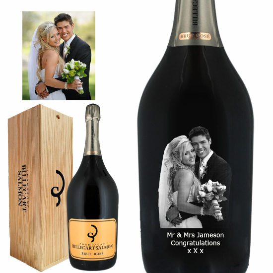 Photo Engraved Billecart-Salmon Brut Rose JEROBOAM Champagne 300cl
