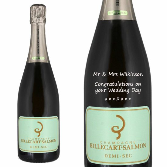 Personalised Billecart-Salmon Demi-Sec Champagne75cl