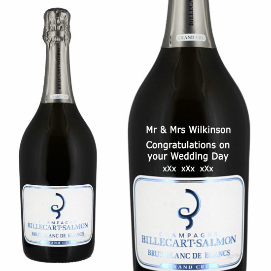 Personalised Billecart-Salmon Blanc de Blancs Grand Cru Champagne 75cl