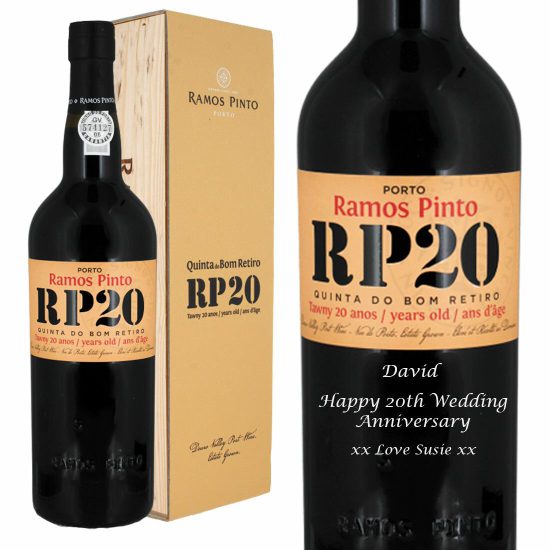 Personalised Ramos-Pinto 20 Year Old Tawny Port 75cl
