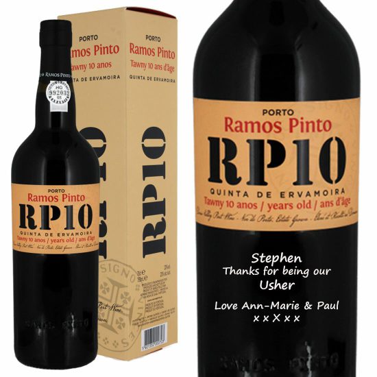 Personalised Ramos-Pinto 10 Year Old Tawny Port 75cl