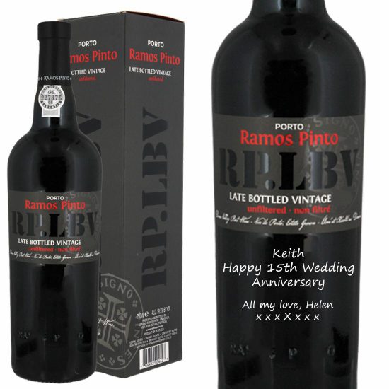 Personalised Ramos-Pinto Late Bottle Vintage Port 75cl