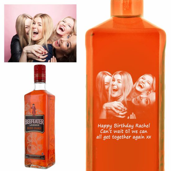 Photo Engraved Beefeater Blood Orange Gin 70cl