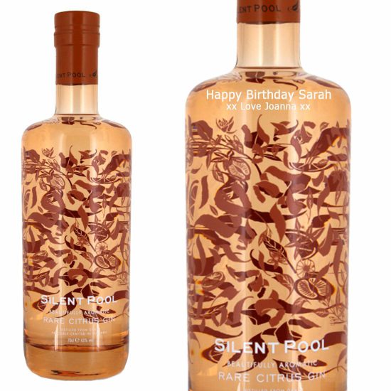 Personalised Silent Pool Rare Citrus Gin 70cl
