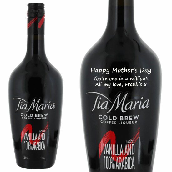 Personalised Tia Maria Coffee Liqueur 100cl