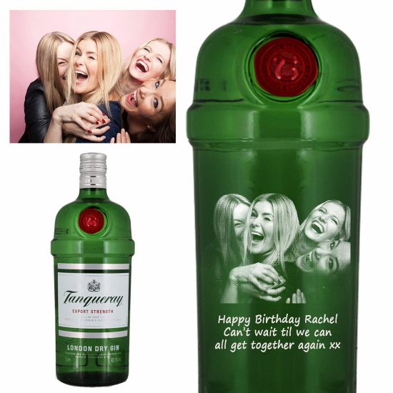 Photo Engraved Tanqueray London Dry Gin 100cl