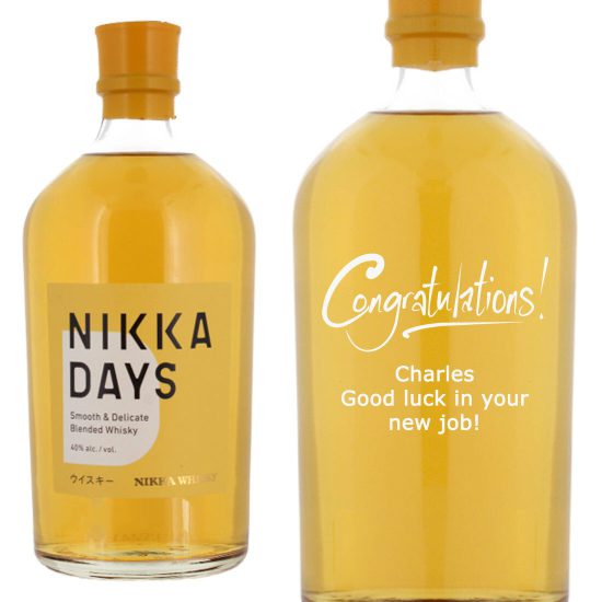 Personalised Nikka Days Japanese Whisky