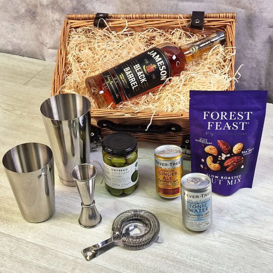 Jameson Black Barrel Whisky Luxury Cocktail Hamper