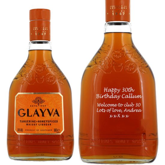 Personalised Glayva 50cl
