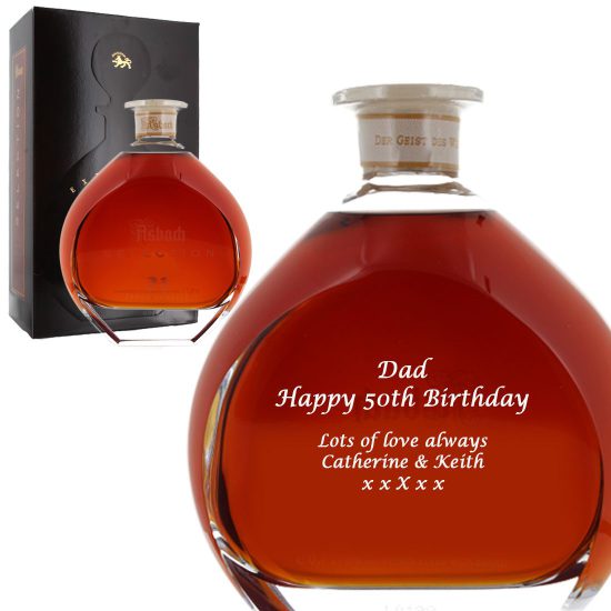 Personalised Asbach 21 year old 70cl