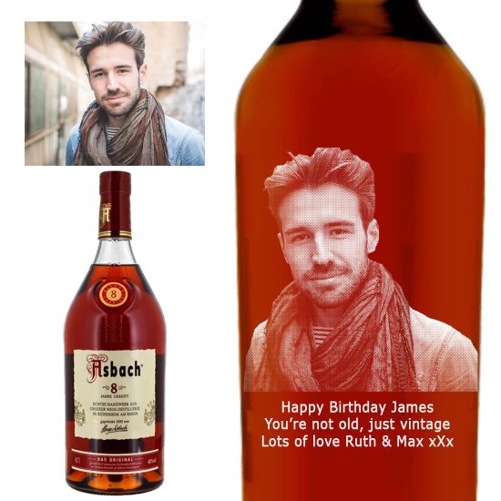 Photo Engraved Asbach 8 year old Privatbrand 70cl