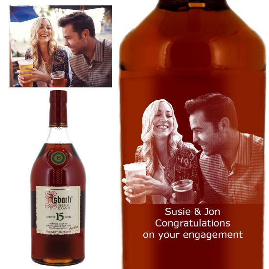Photo Engraved Asbach 15 year old 70cl