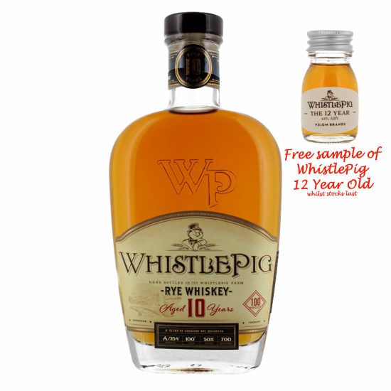 Whistlepig 10 Year Old Rye Whiskey 70cl