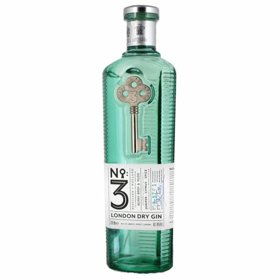 No3 London Dry Gin 70cl