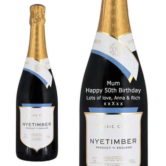Personalised Nyetimber Classic Cuvee Sparkling Wine