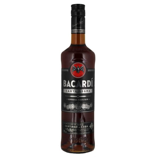 Bacardi Carta Negra Black Rum 70cl