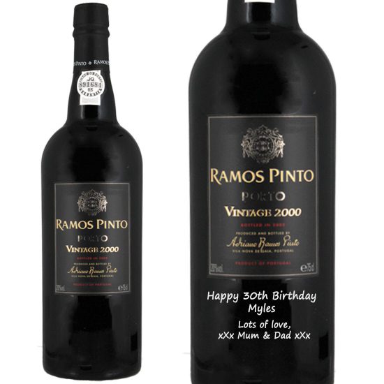 Personalised Ramos-Pinto 2000 Vintage Port 75cl