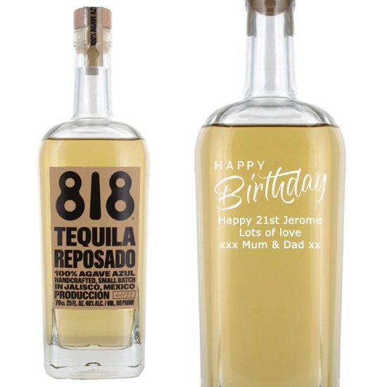 Personalised 818 Tequila Reposado