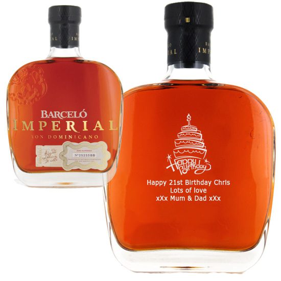 Personalised Ron Barcelo Imperial Rum