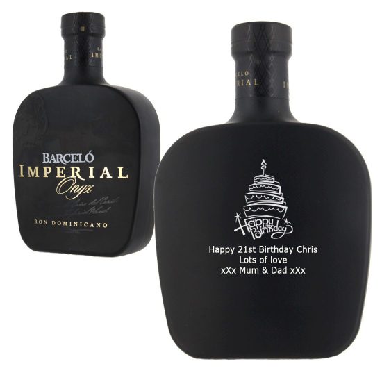 Personalised Ron Barcelo Imperial Onyx Rum