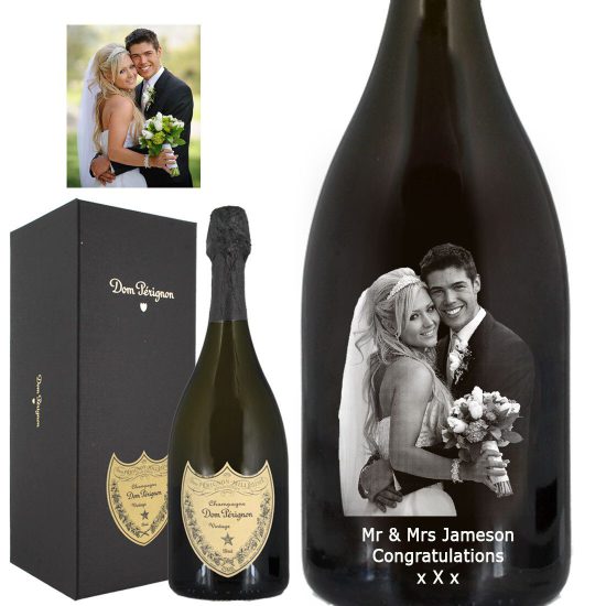 Photo Engraved Dom Pérignon Vintage Champagne Inc Presentation Box