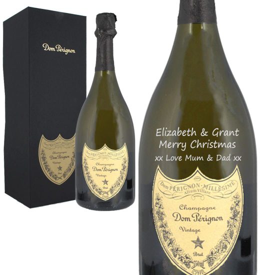 Personalised Dom Pérignon Vintage Champagne Inc Presentation Box