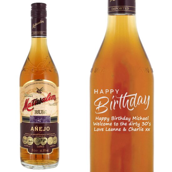 Personalised Matusalem Anejo Rum