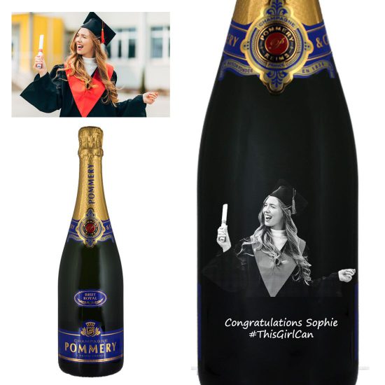 Photo Engraved Pommery Brut Royal Champagne 75cl
